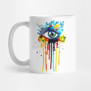 Splash Rainbow Eye Mug